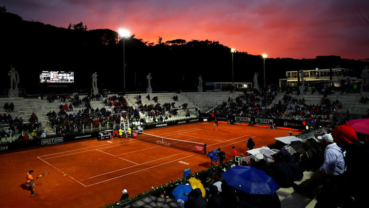 One of the most beautiful tennis stadiums in the world: the Pietrangeli in the Foro Italico