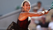 Aryna Sabalenka hat den Ausflug auf den Suzanne-Lenglen gut überstanden