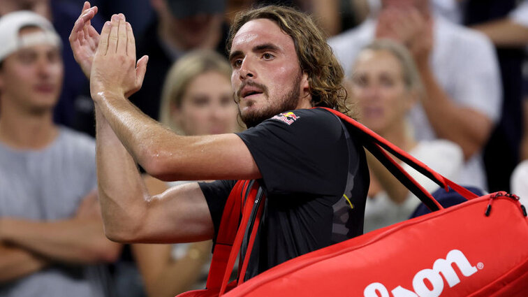 Stefanos Tsitsipas musste sich von den US Open 2022 schon verabschieden