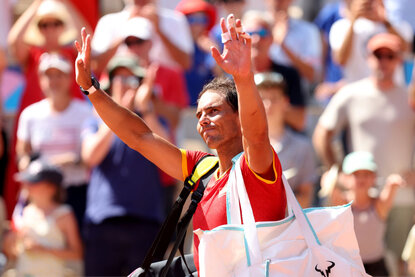 Rafael Nadal verabschiedet sich bald von der Tennisbühne Rafael Nadal verabschiedet sich bald von der Tennisbühne