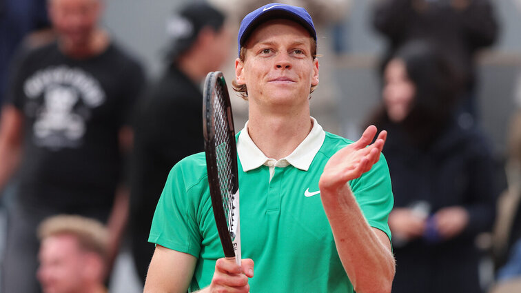Jannik Sinner blieb im Halbfinale gegen Novak Djokovic weiter ohne Satzverlust. Jürgen Hasenkopf