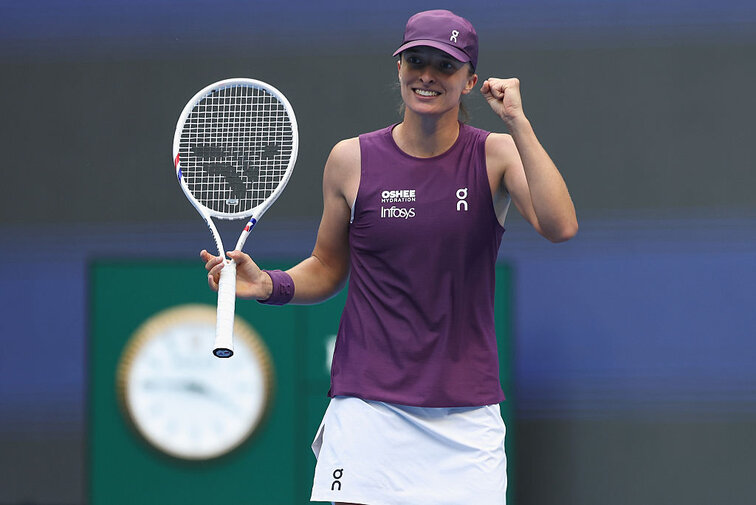 Iga Swiatek drehte das Match gegen Donna Vekic