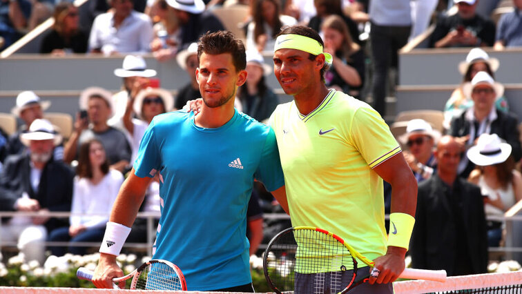 Dominic Thiem war auf der roten Asche ein großer Herausforderer von Rafel Nadal. Dominic Thiem war auf der roten Asche ein großer Herausforderer von Rafel Nadal.