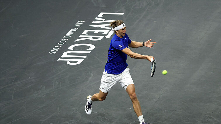 Alexander Zverev hatte gegen Alex De Minaur einen schlechten Start erwischt. Alexander Zverev hatte gegen Alex De Minaur einen schlechten Start erwischt.