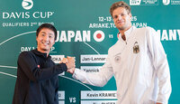 Shintaro Mochizuki und Yannick Hanfmann treffen im Davis Cup aufeinander Shintaro Mochizuki und Yannick Hanfmann treffen im Davis Cup aufeinander