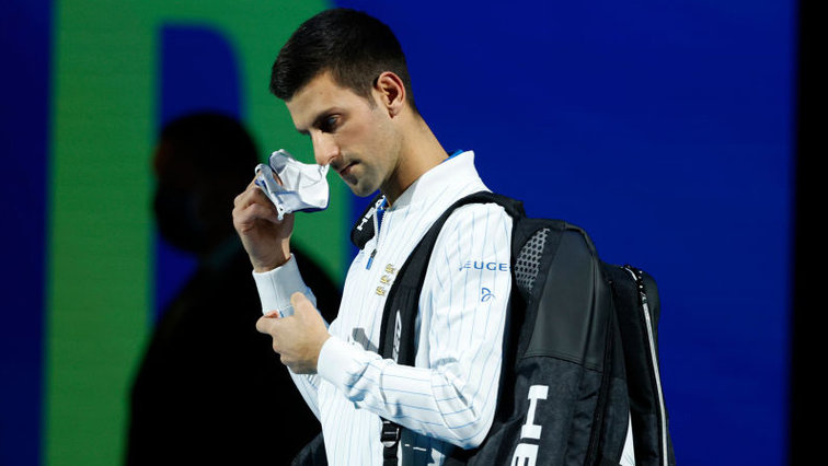 Novak Djokovic hat am Freitag sein erstes Endspiel in London 2020