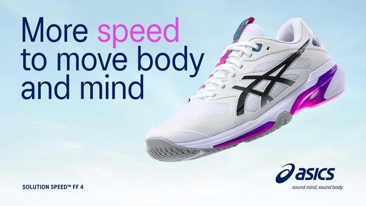 Der neue ASICS Solution Speed FF4 Der neue ASICS Solution Speed FF4