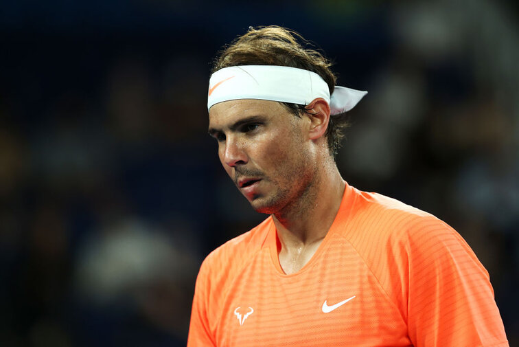 Rafael Nadal hat nach wie vor mit Rückenproblemen zu kämpfen Rafael Nadal bei den Australian Open in Melbourne