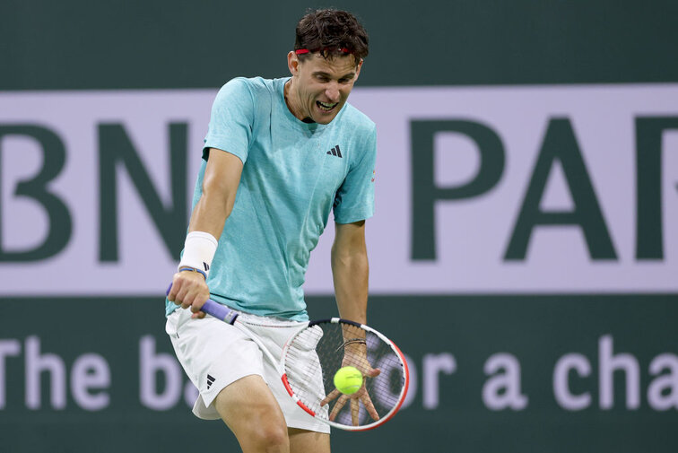 Dominic Thiem beim ATP-Masters-1000-Turnier in Indian Wells