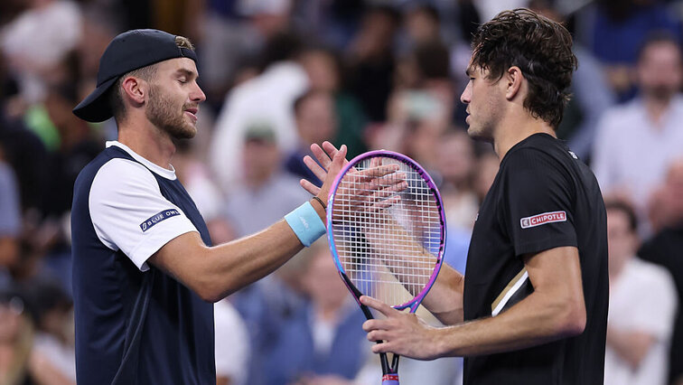 Nach erfolgreicher Qualifikation legte der Schweizer Jerome Kym bei den US Open 2025 ein fantastisches Hauptfelddebüt auf Major-Ebene hin. Getty Images