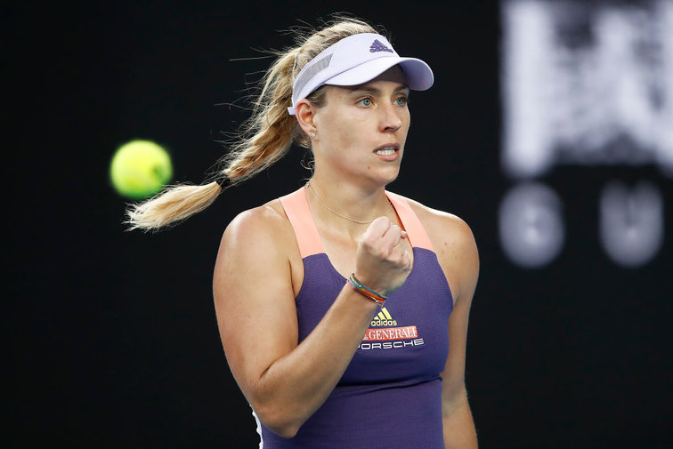 Angelique Kerber celebrated a successful return to the tour