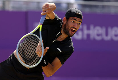 Matteo Berrettini konnte 2021 das Rasenturnier im Londoner Queen's Club gewinnen
