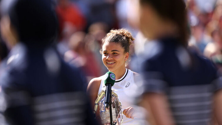 Jasmine Paolini enwtickelte sich in Wimbledon zum neuen Publikumsliebling. Jasmine Paolini enwtickelte sich in Wimbledon zum neuen Publikumsliebling.