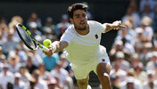 Carlos Alcaraz am Freitag in Wimbledon