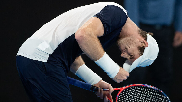 Andy Murray grüßt derzeit vom Krankenbett