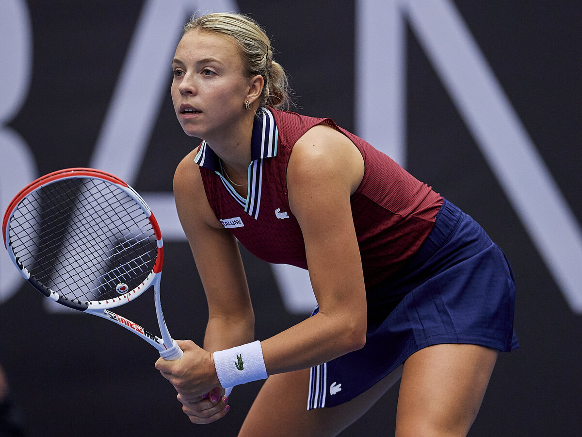 Back troubled Anett Kontaveit cautiously optimistic after victory in the opening round · tennisnet