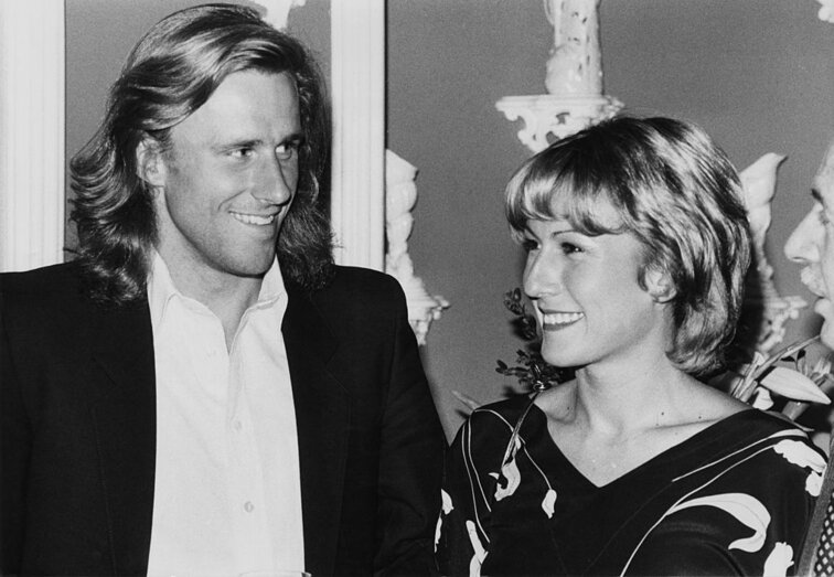 Björn Borg mit Mariana Simionescu Björn Borg mit Mariana Simionescu