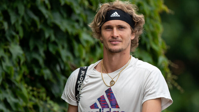Alexander Zverev ist guter Dinge Alexander Zverev is in good spirits