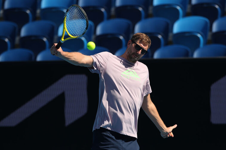 Dirk Nowitzki bei den Australian Open