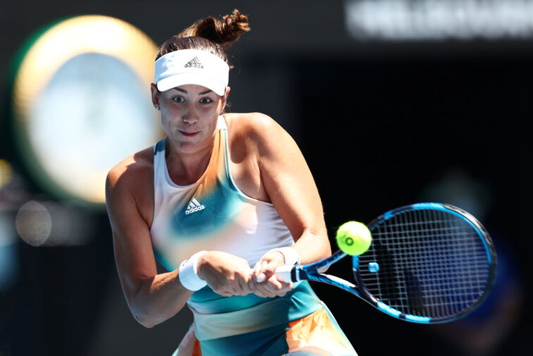 Garbine Muguruza hatte in ihrer Erstrundenpartie kaum Probleme Garbine Muguruza hardly had any problems in her first round game