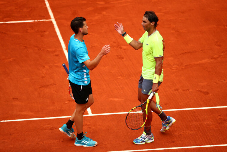 2019 standen sich Dominic Thiem und Rafael Nadal im French-Open-Finale gegenüber