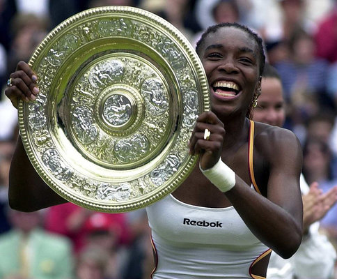 8th place, 38 points: Venus Williams, who won seven majors in singles