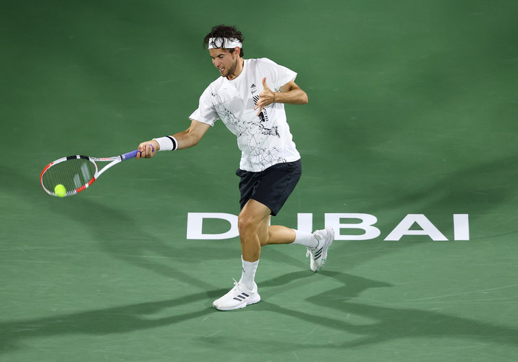 Dominic Thiem got to do with Lloyd Harris at the start in Dubai