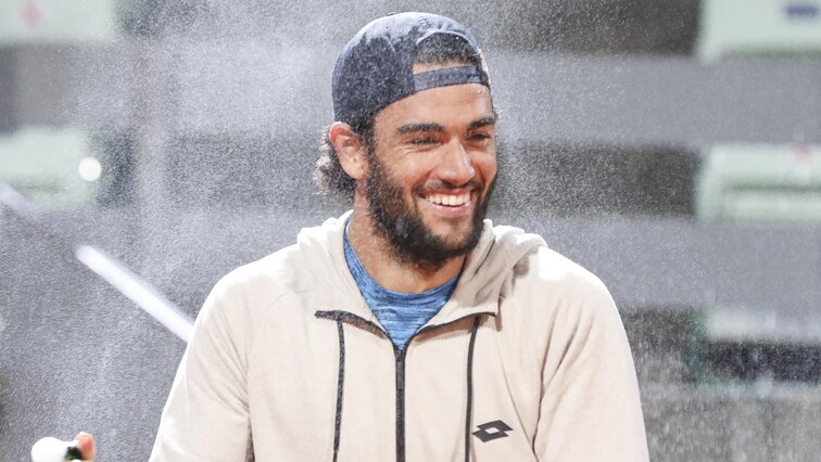 Matteo Berrettini also had reason to celebrate in Nice