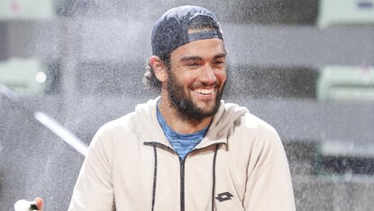 Matteo Berrettini hatte auch in Nizza Grund zu feiern Matteo Berrettini hatte auch in Nizza Grund zu feiern