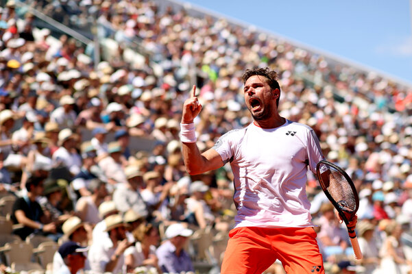 Es gehört Stan Wawrinka. Der mit diesem Motto drei Grand-Slam-Turniere gewonnen hat! Stan Wawrinka