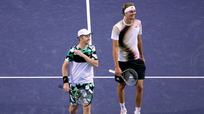 Andrey Golubev und Alexander Zverev bekommen es im Halbfinale von Indian Wells mit den US-Spielern John Isner und Jack Sock zu tun