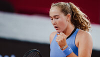 Mirra Andreeva setzte sich in drei Sätzen durch
