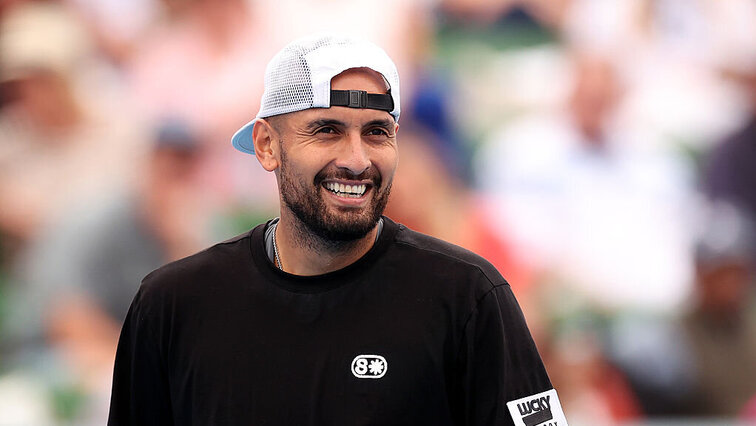 Nick Kyrgios gab in dieser Woche in Stuttgart sein Tour-Comeback. Nick Kyrgios gab in dieser Woche in Stuttgart sein Tour-Comeback.