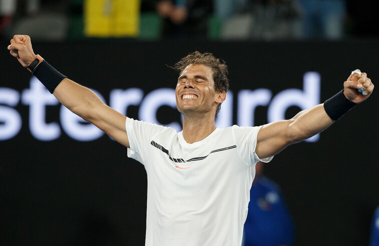 Rafael Nadal won in Melbourne