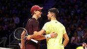 Jannik Sinner und Carlos Alcaraz könnten in Doha im Endspiel aufeinander treffen.
