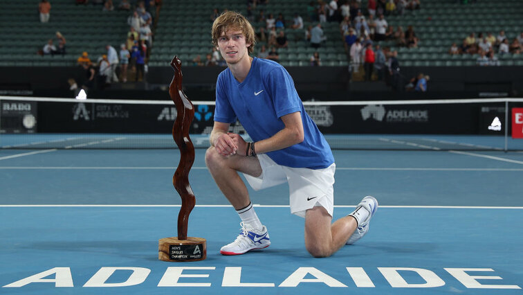 Andrey Rublev - 2020 schon zweimaliger Turniersieger Andrey Rublev - two-time tournament winner in 2020