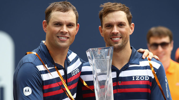 The Bryans in their title win in Miami 2019