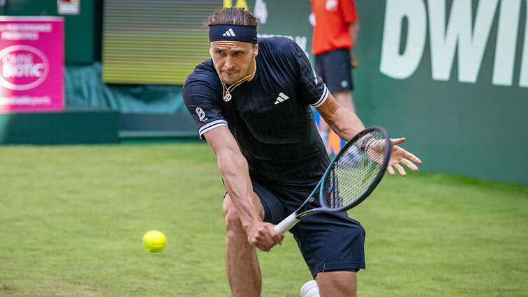 Alexander Zverev am Dienstag in HalleWestfalen Alexander Zverev am Dienstag in HalleWestfalen