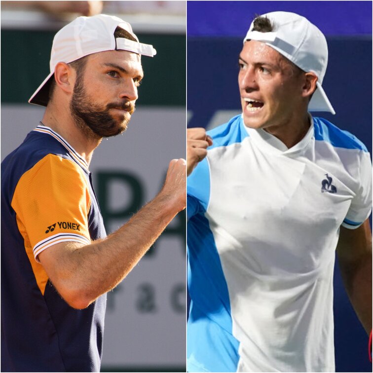 Jurij Rodionov fordert Sebastian Baez Jurij Rodionov fordert Sebastian Baez