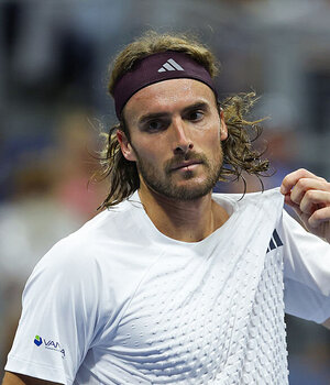 Stefanos Tsitsipas gewann beide Einzel im Davis Cup an diesem Wochenende.