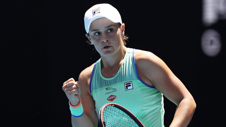 Ashleigh Barty hat dem Druck bis jetzt standgehalten