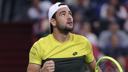 Matteo Berrettini blickt schon nach London Matteo Berrettini blickt schon nach London