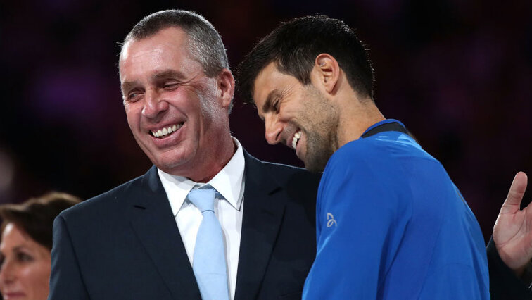 Ivan Lendl und Novak Djokovic in Australien 2019