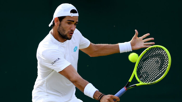 Matteo Berrettini spielt erstmals gegen Roger Federer Matteo Berrettini spielt erstmals gegen Roger Federer