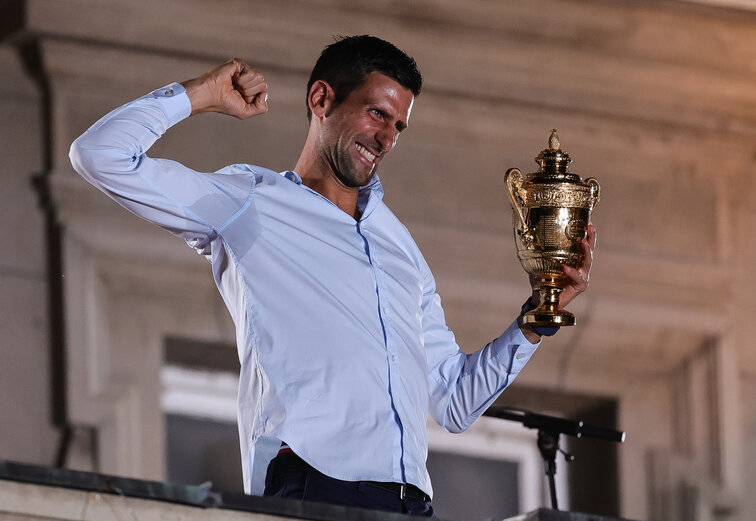 Novak Djokovic hat in Wimbledon seinen 21. Grand-Slam-Titel gewonnen 