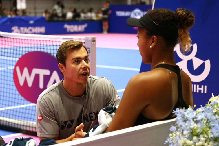 Sascha Bajin won two major tournaments alongside Naomi Osaka