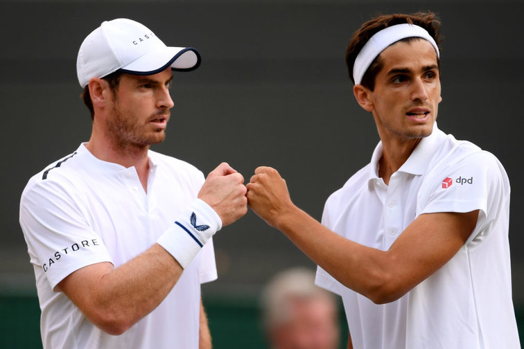 Andy Murray und Pierre-Hugues Herbert in Wimbledon