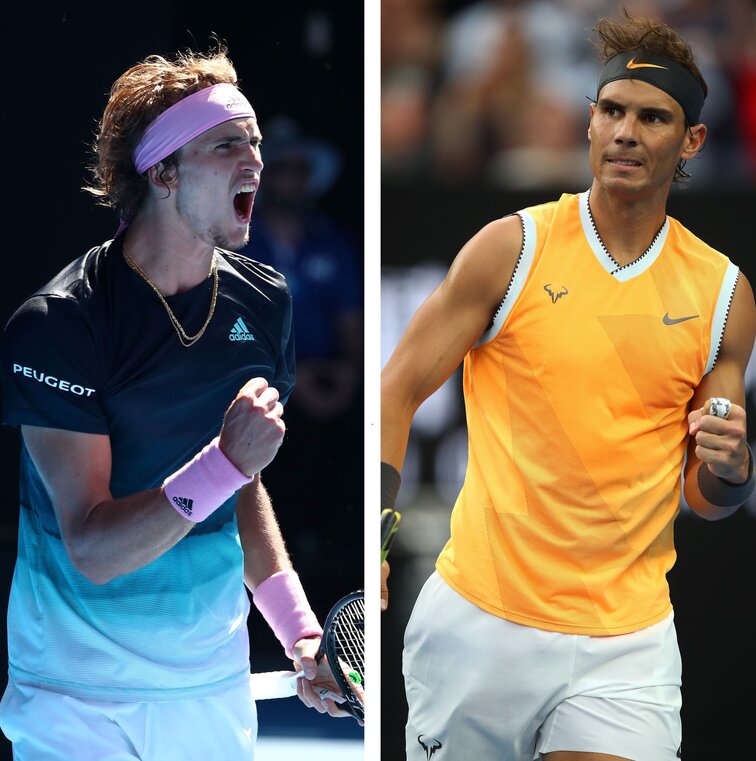 Zverev und Nadal könnten erst im Finale aufeinadertreffen