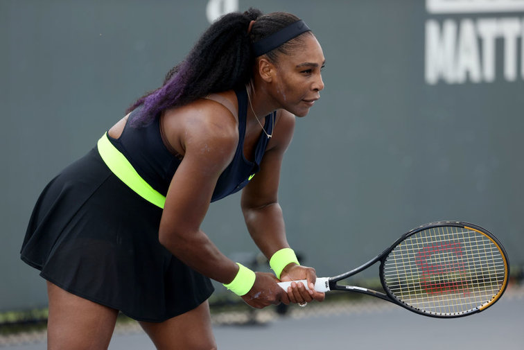 Serena Williams uses a new bat in New York