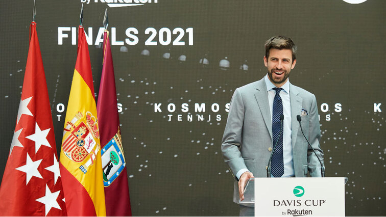 2021 war die Tenniswelt von Gerard Piqué noch in Ordnung